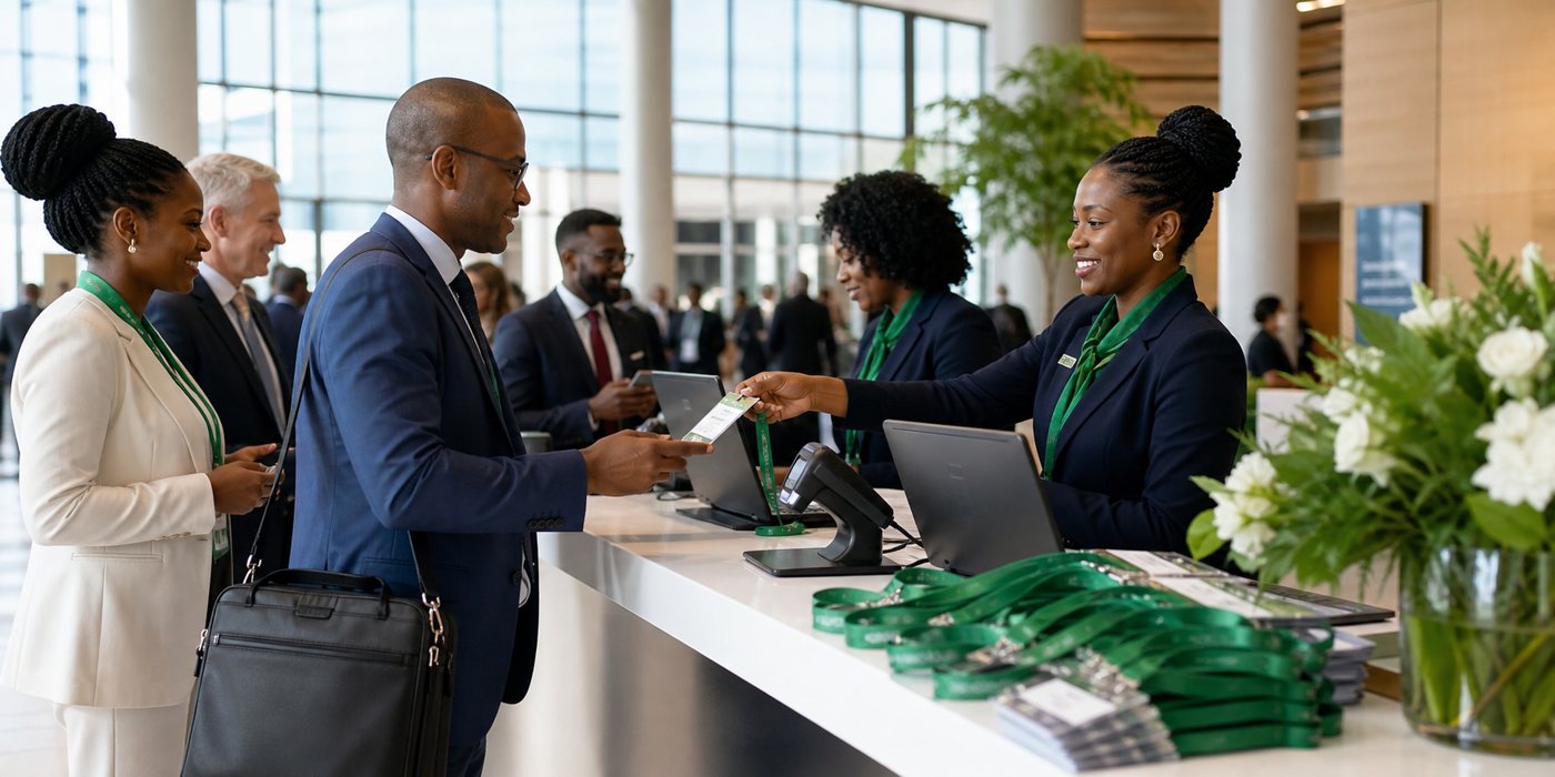 Event registration desk